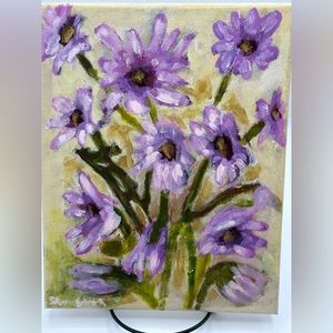 Floral Painting Acrylic on Canvas